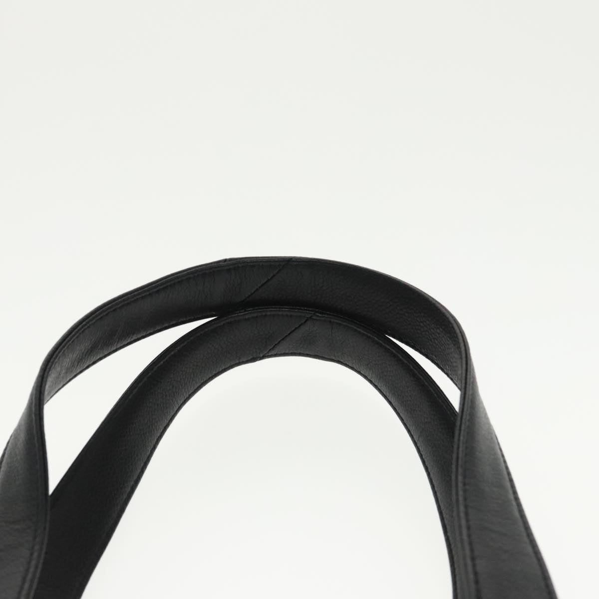 CHANEL Matelasse Tote Bag Caviar Skin Black CC yk15918A