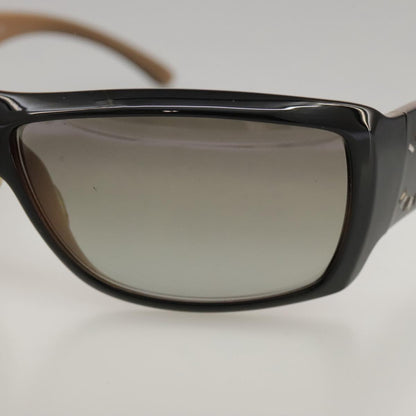 CHANEL Sunglasses plastic Black CC yk15949