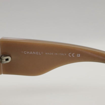 CHANEL Sunglasses plastic Black CC yk15949