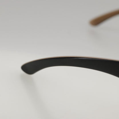 CHANEL Sunglasses plastic Black CC yk15949