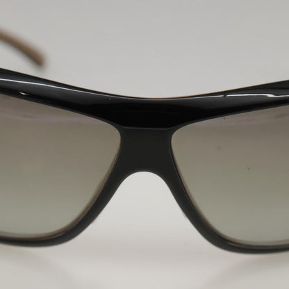 CHANEL Sunglasses plastic Black CC yk15949
