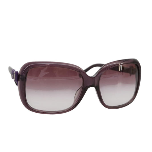 CHANEL Sunglasses plastic Purple CC yk16024