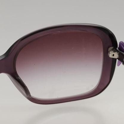 CHANEL Sunglasses plastic Purple CC yk16024