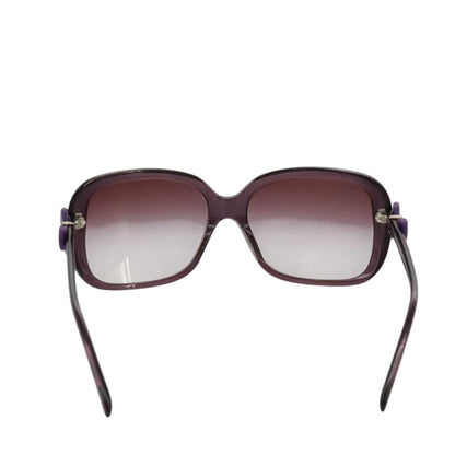 CHANEL Sunglasses plastic Purple CC yk16024