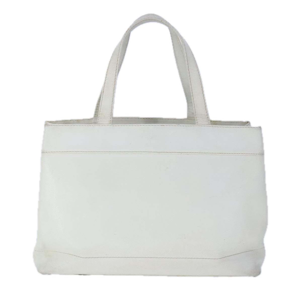 CHANEL COCO Mark Tote Bag Caviar Skin White CC yk16094