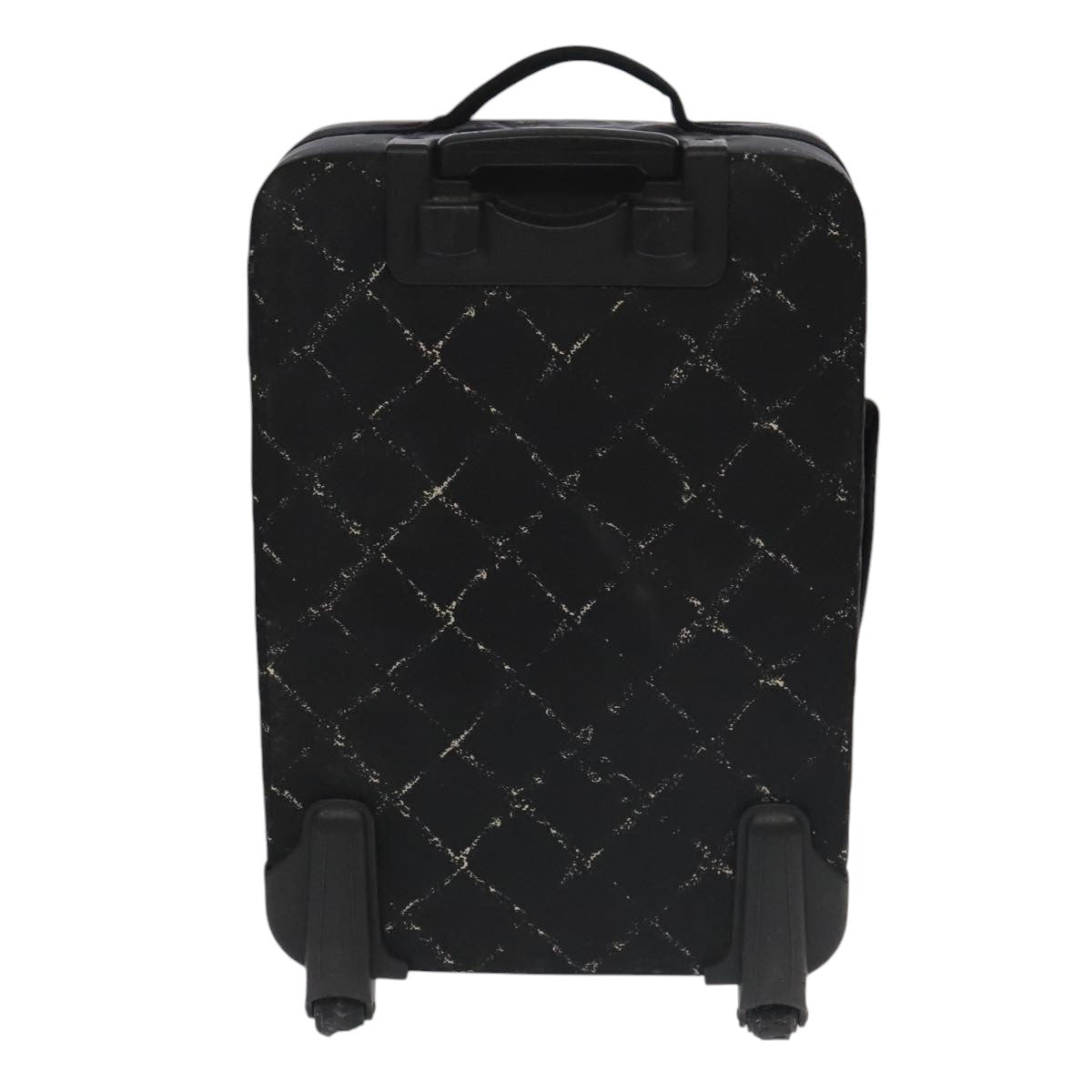 CHANEL New Travel Line Suitcase Nylon Black CC yk16489