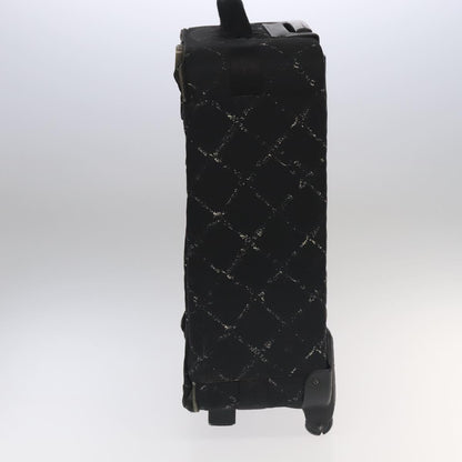 CHANEL New Travel Line Suitcase Nylon Black CC yk16489