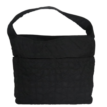 CHANEL New Travel line Shoulder Bag Nylon Black CC yk16511