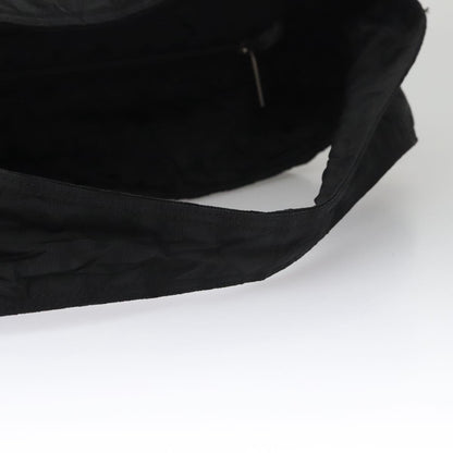 CHANEL New Travel line Shoulder Bag Nylon Black CC yk16511