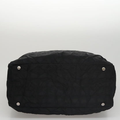 CHANEL New Travel line Shoulder Bag Nylon Black CC yk16511