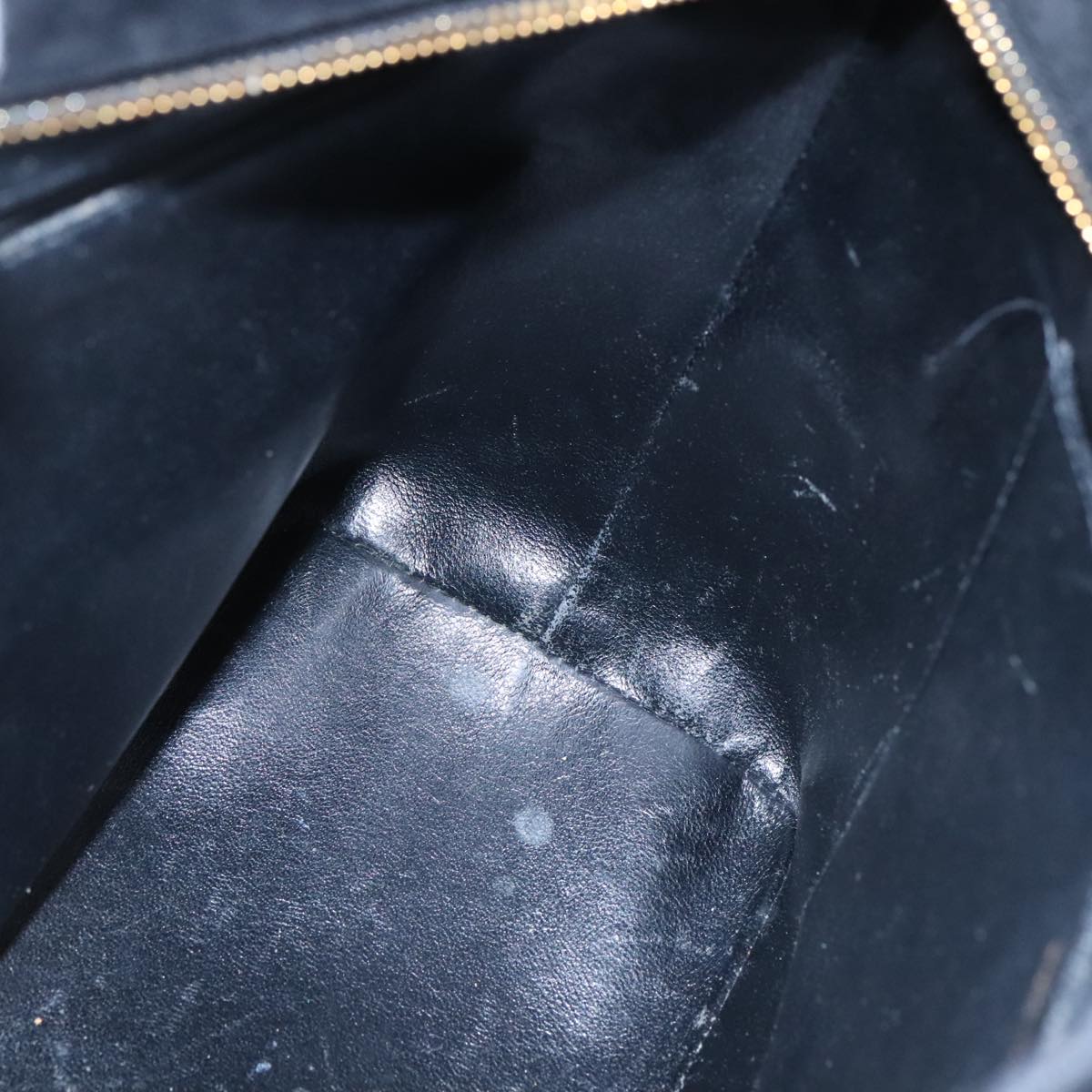 CHANEL Matelasse Standard Tote Bag Velor Black CC yk16770