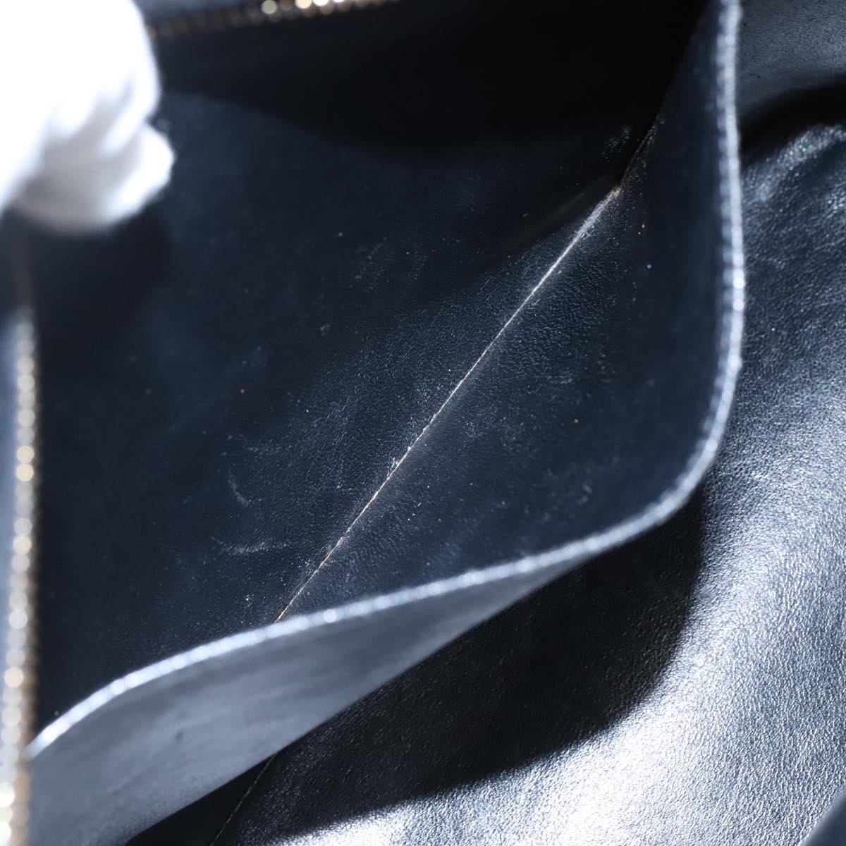 CHANEL Matelasse Standard Tote Bag Velor Black CC yk16770