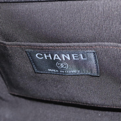 CHANEL Choco Bar COCO Mark Shoulder Bag Denim Blue CC yk17231A