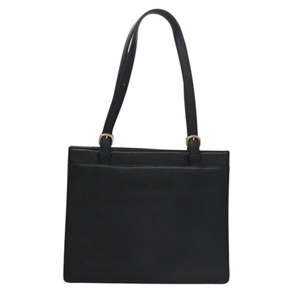 CHANEL COCO Mark Tote Bag Caviar Skin Black Gold CC yk17238A