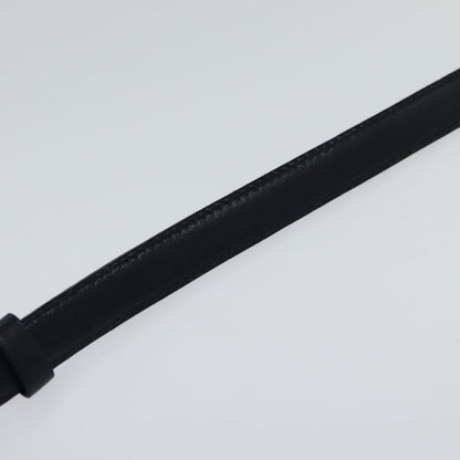 CHANEL COCO Mark Belt Leather 26.4"" Black Gold CC yk17305