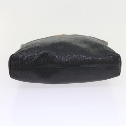 GUCCI Bamboo Hand Bag Leather Black 323663  9327