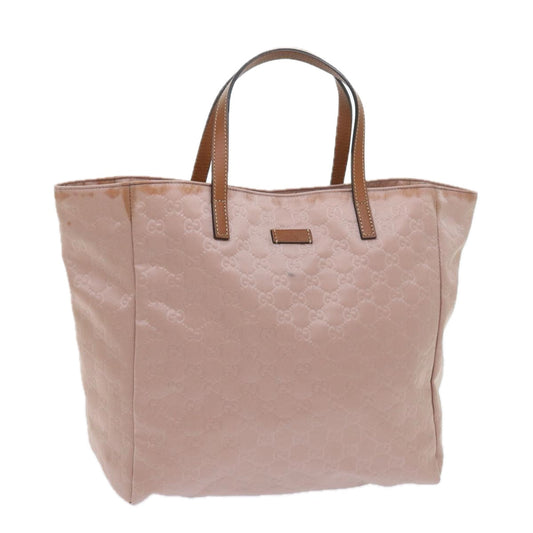 GUCCI GG Canvas Tote Bag Pink 282439  9355
