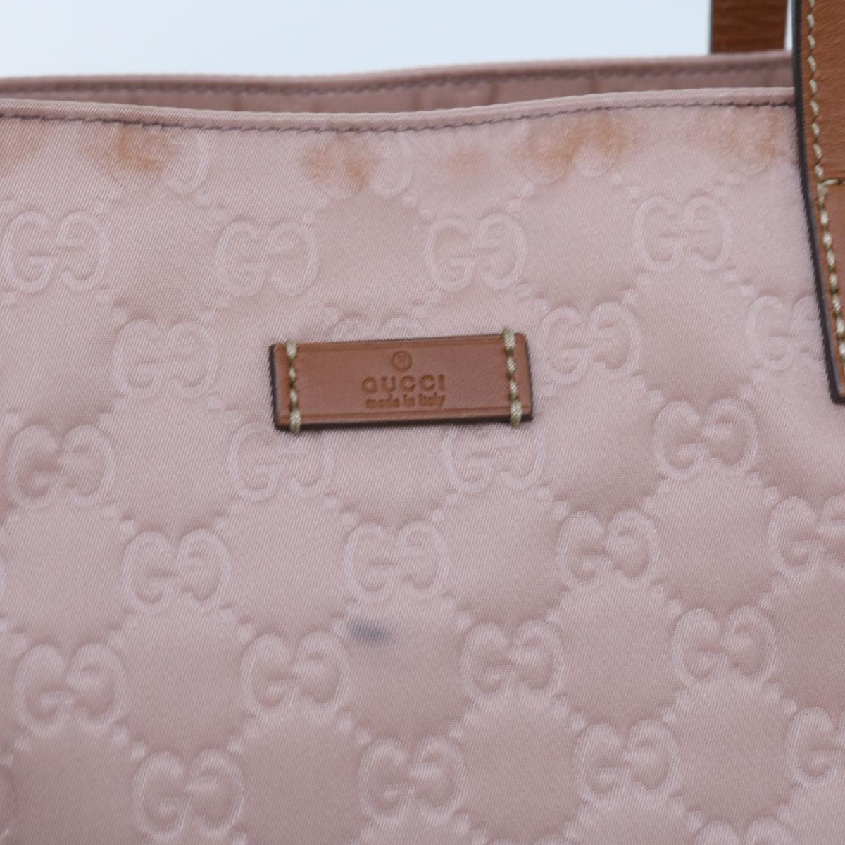 GUCCI GG Canvas Tote Bag Pink 282439  9355