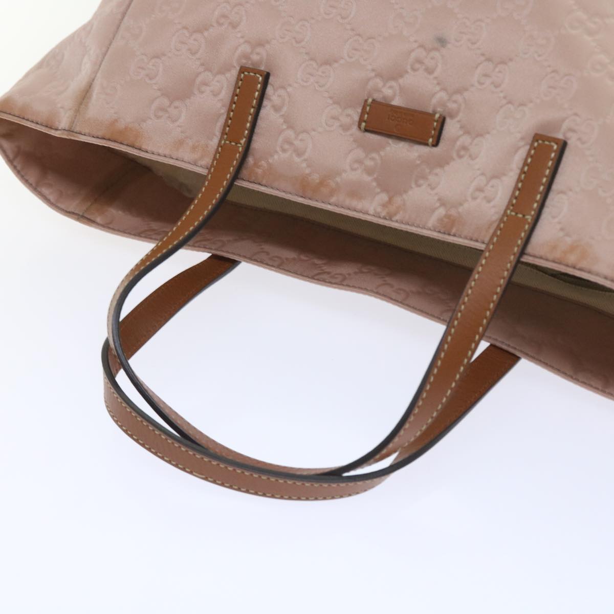 GUCCI GG Canvas Tote Bag Pink 282439  9355