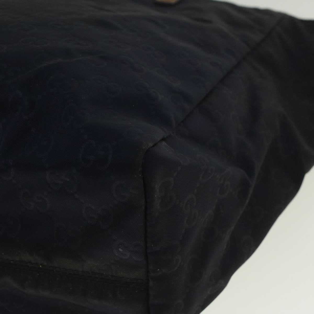 GUCCI GG Canvas Tote Bag Navy 282439  9421