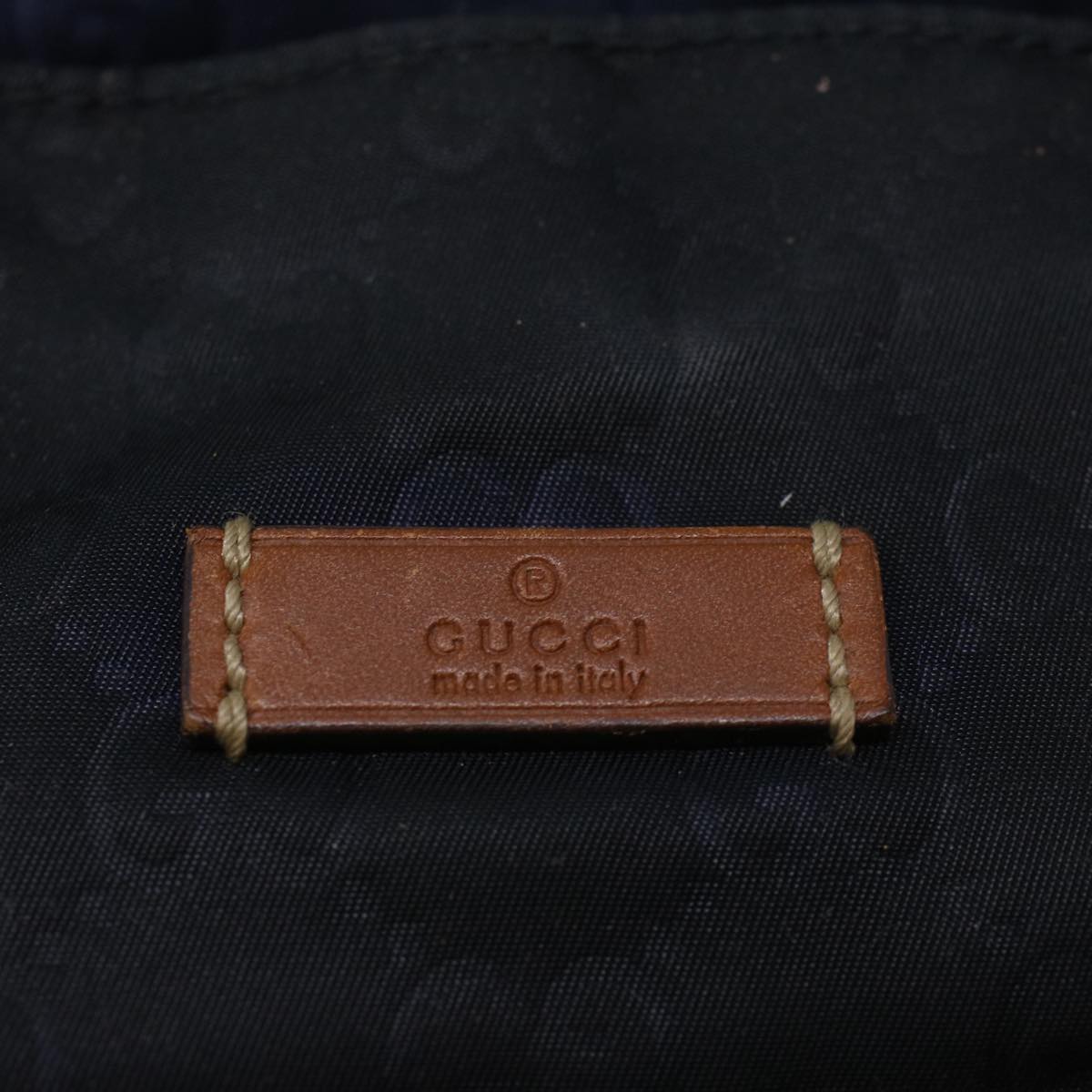 GUCCI GG Canvas Tote Bag Navy 282439  9421