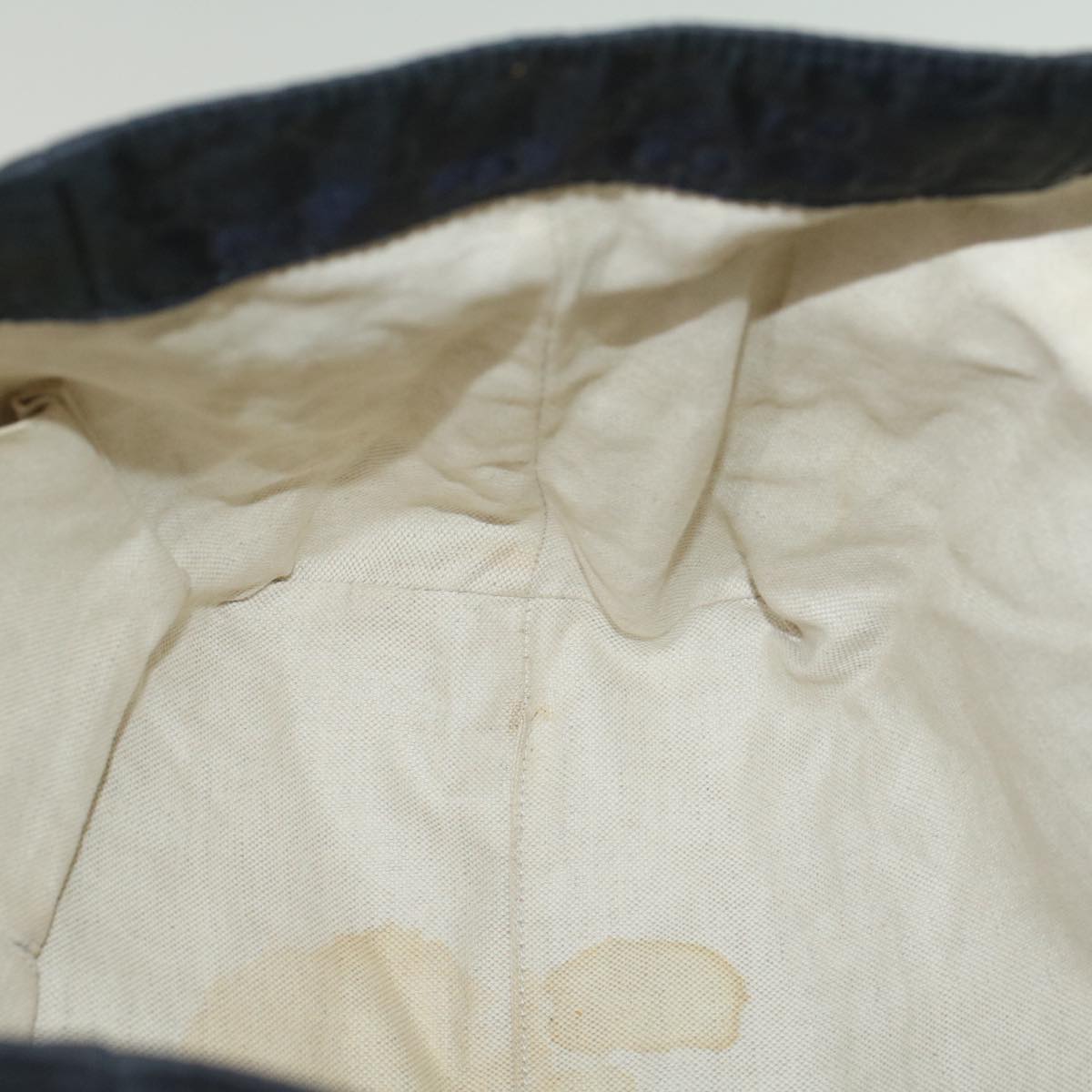 GUCCI GG Canvas Tote Bag Navy 282439  9421