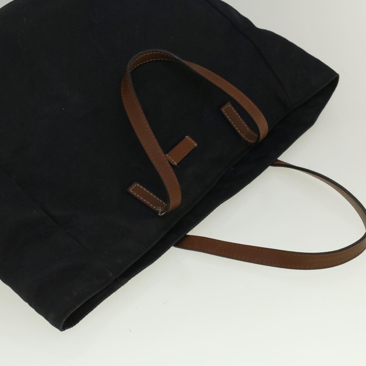 GUCCI GG Canvas Tote Bag Navy 282439  9421