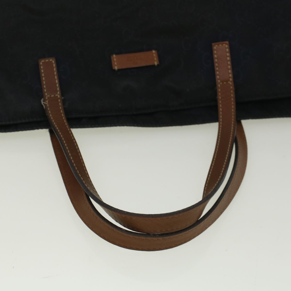 GUCCI GG Canvas Tote Bag Navy 282439  9421