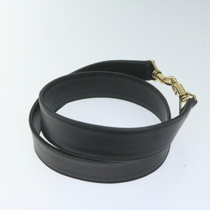 GUCCI Bamboo Shoulder Bag Leather Black 001 1577  9617