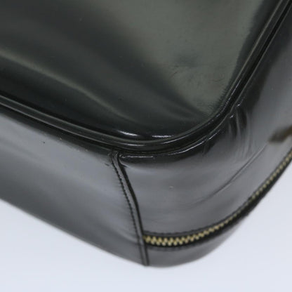 GUCCI Bamboo Vanity Cosmetic Pouch Patent leather Black 000 3270  9625