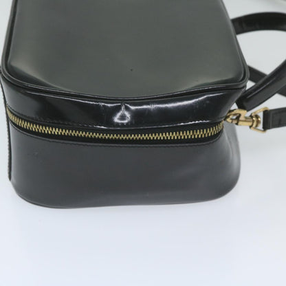 GUCCI Bamboo Vanity Cosmetic Pouch Patent leather Black 000 3270  9625