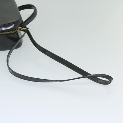 GUCCI Bamboo Vanity Cosmetic Pouch Patent leather Black 000 3270  9625