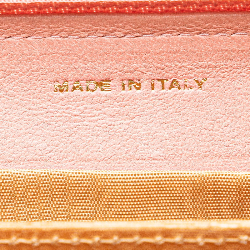 Chanel Caviar Skin Long Wallet Pink