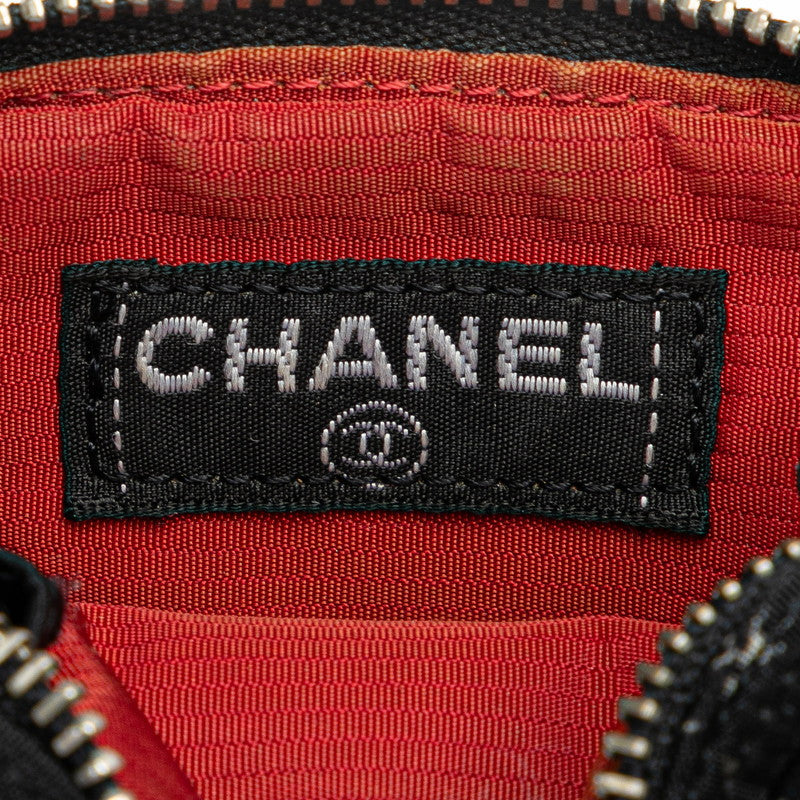 Chanel Nylon Coin Case Black