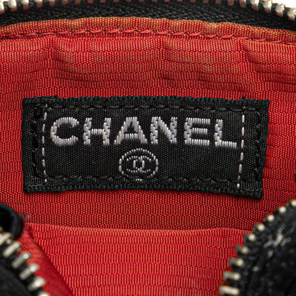 Chanel Nylon Coin Case Black