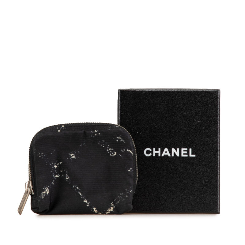 Chanel Nylon Coin Case Black