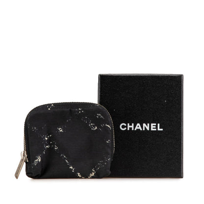Chanel Nylon Coin Case Black